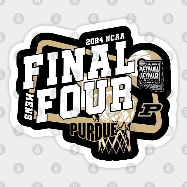 purdue boilermakers final four 2024 Sticker by olivia parizeau